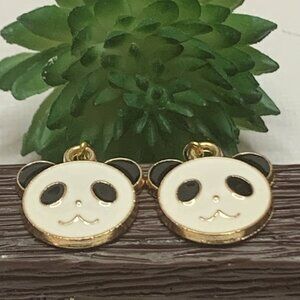 Panda Earring, Panda Bear Jewelry, Gift, Panda Jewelry, Silly Animal Earring